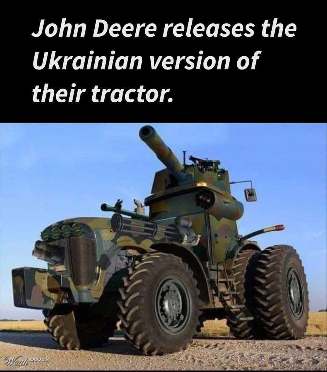 John Deere releases the Ukrainian version of their tractor