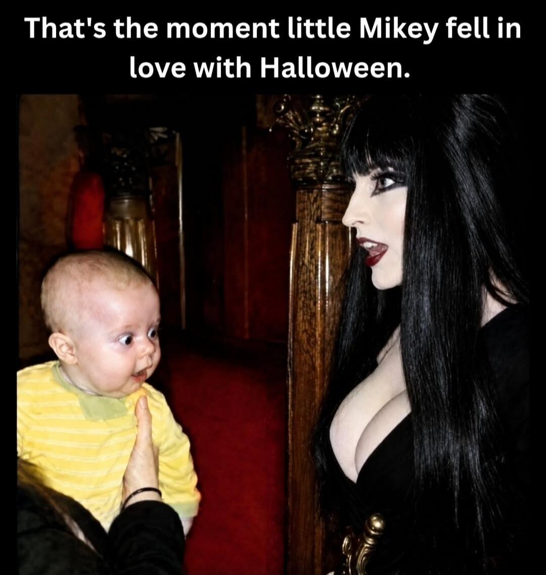 That's the moment little Mikey fell in love with Halloween.