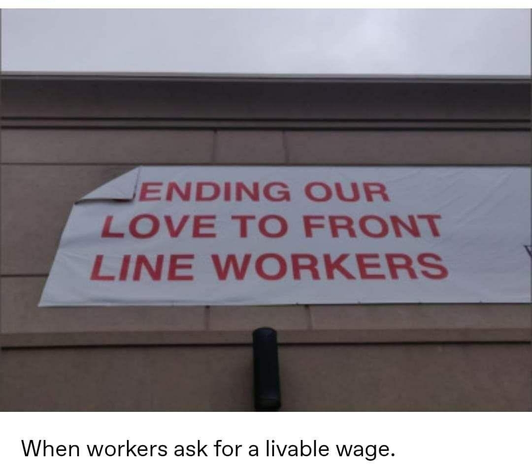 When workers ask for a livable wage