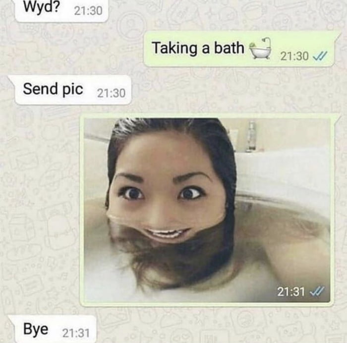 Wyd 2130 Takingabath V7 Send pic 5739 Bye 7131
