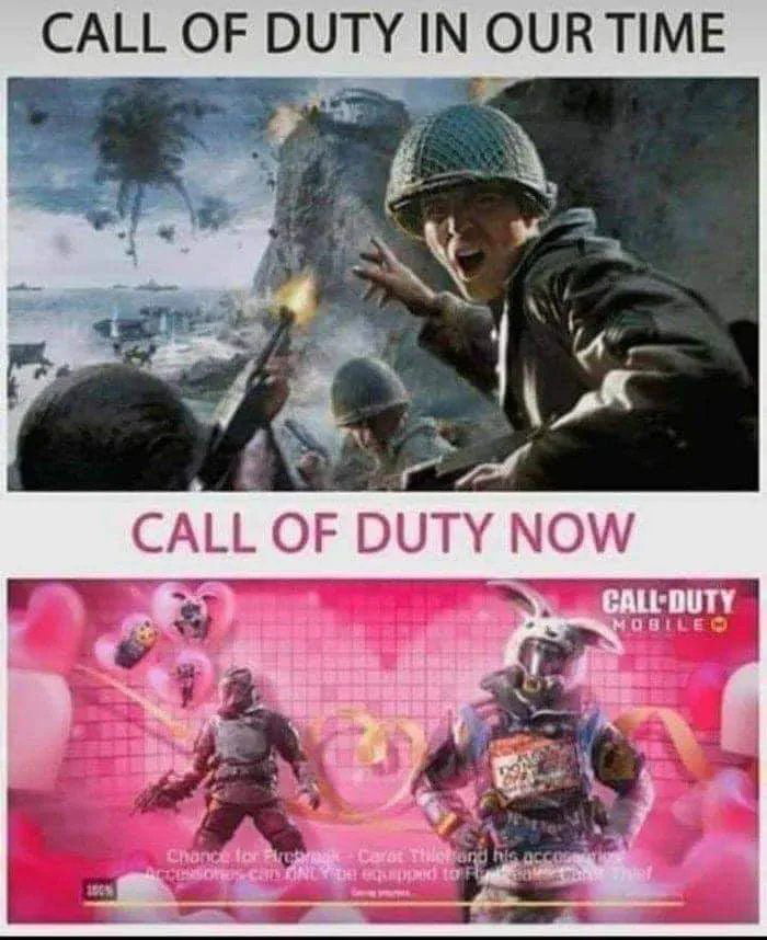 CALL OF DUTY IN OUR TIME