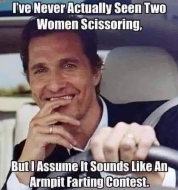 IveNeverActually SeenTwo Women Scissoring Butl Assume It Sounds Like An Armpit FaitingContest