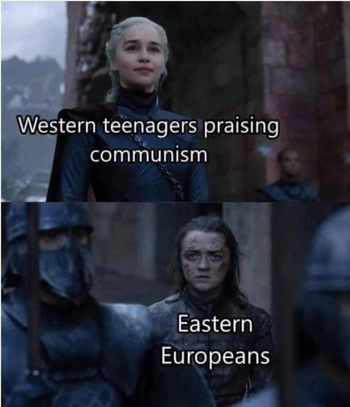 4 Eastern Europeans e h commumsm B