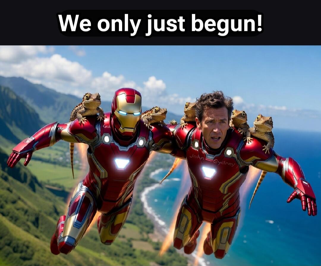 We only just begun!