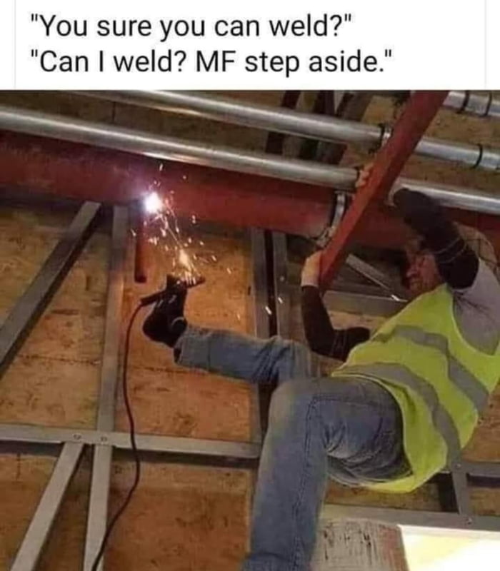 You sure you can weld Can weld MF step aside