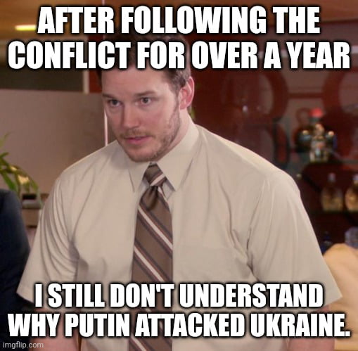 AFTER FOLLOWING THE CONFLICT FOR OVER A YEAR ISTILL IIOIITLIHIIEBSIAIIII PUTIN IITIGIEIIIIIIIIAIIIE