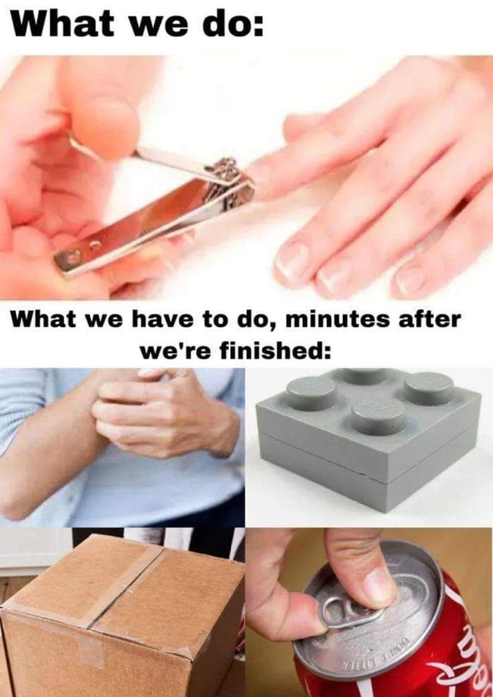 What we do e What we have to do minutes after were finished