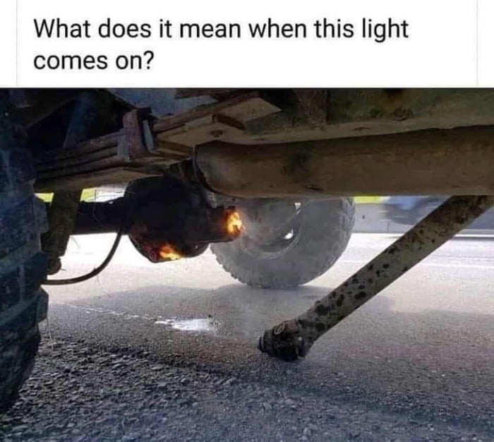 What does it mean when this light comes on