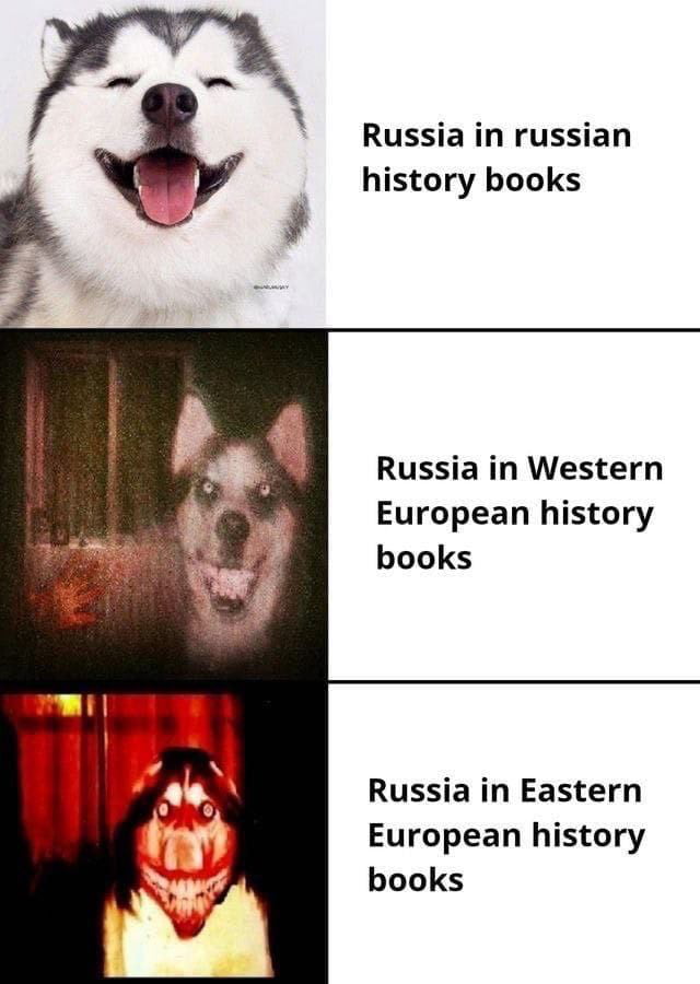 Russia in russian history books Russia in Western European history books Russia in Eastern European history books