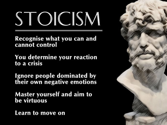 NGl MNY LEGEL TR ESV TR LT T cannot control You determine your reaction to a crisis Ignore people dominated by their own negative emotions Master yourself and aim to RV T Learn to move on