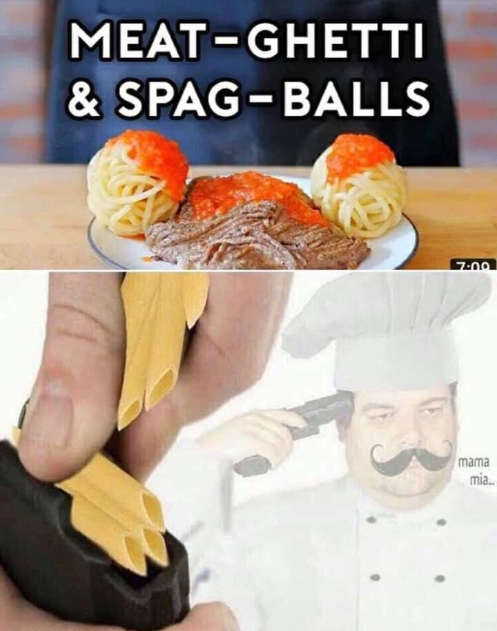 MEAT GHETTI SPAG BALLS