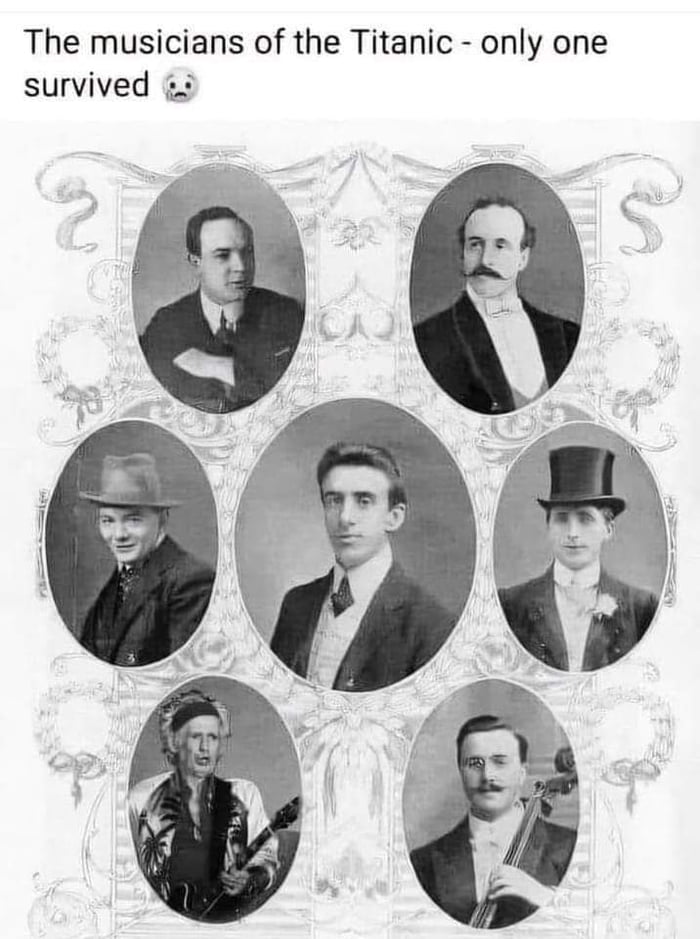 The musicians of the Titanic only one survived