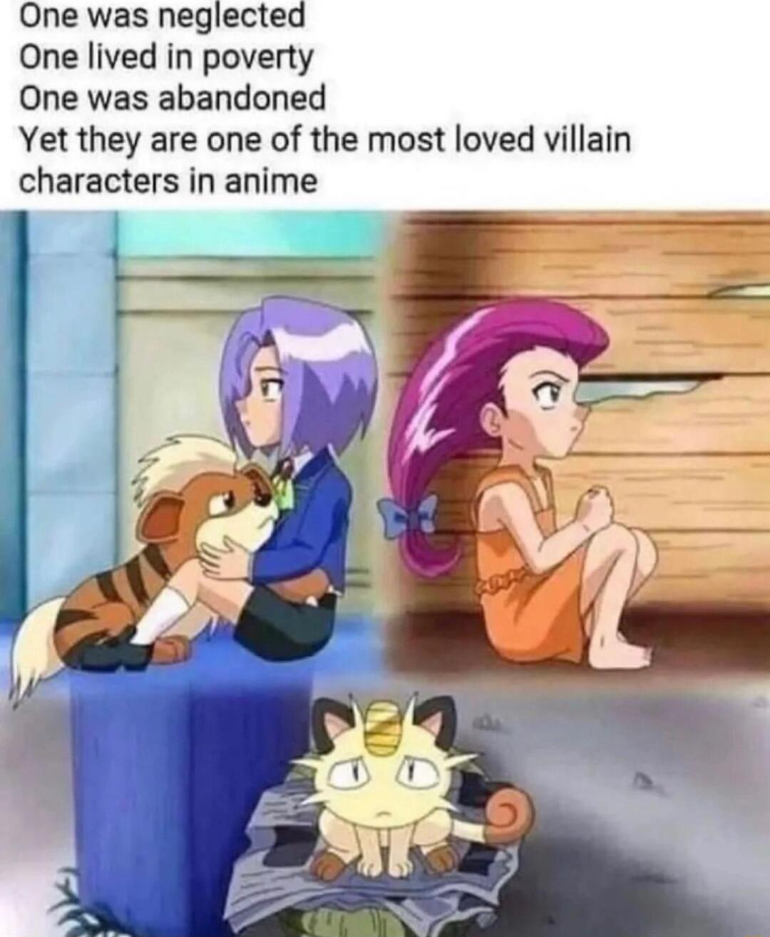 One was neglected One lived in poverty One was abandoned Yet they are one of the most loved villain characters in anime