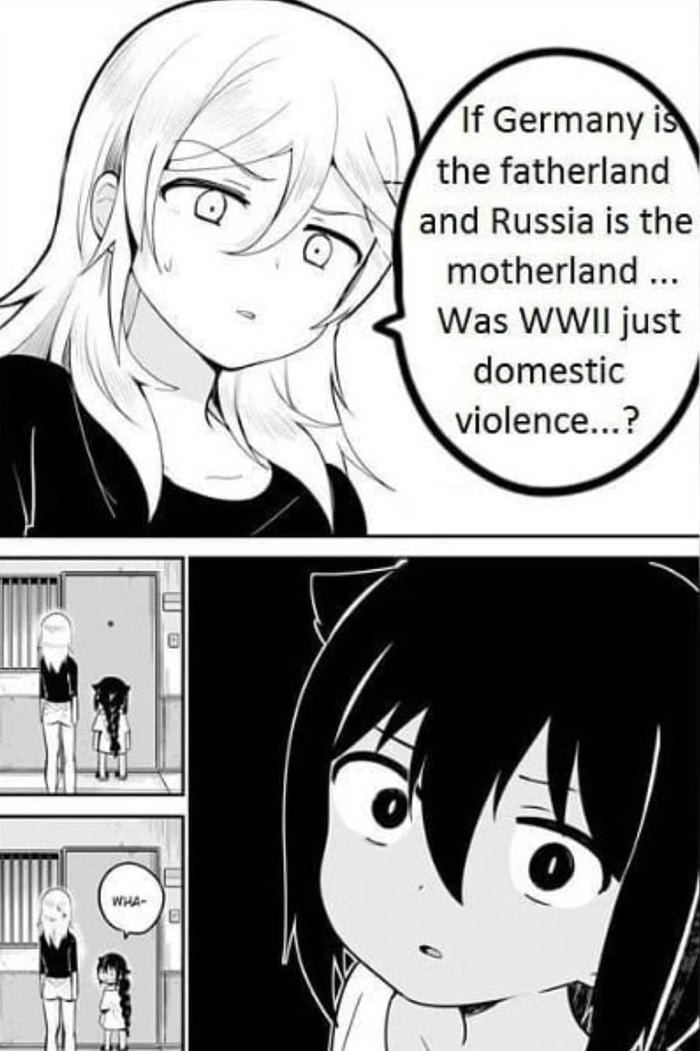 If Germany i the fatherland and Russia is the motherland Was WWII just domestic violence