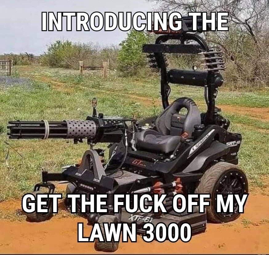 GETTHE FUCK OFF M P 7 61 RBS LAWN 3000