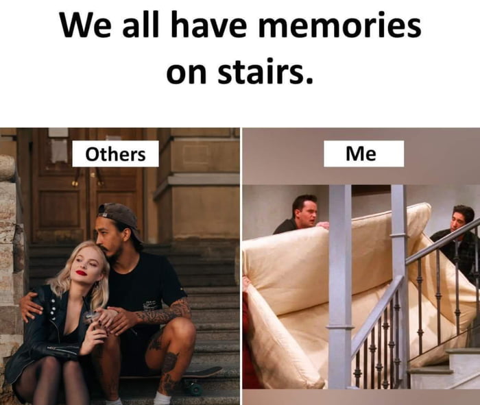 We all have memories on stairs