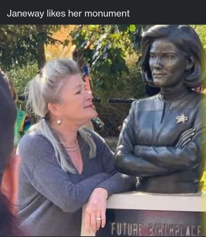 Janeway likes her monument