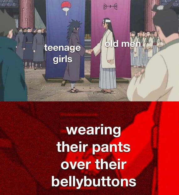 teenage I r their bellybutton