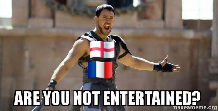 ARE YOU NOT ENTERTAINED?