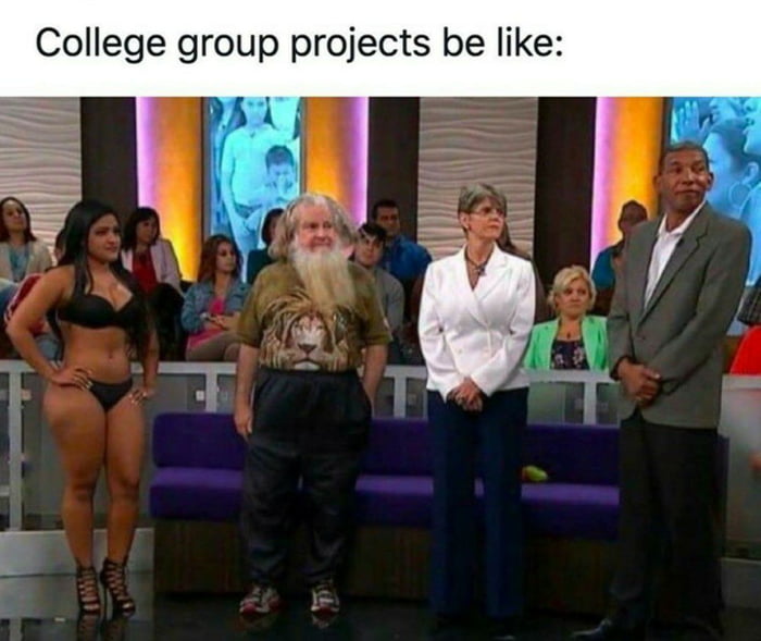 College group projects be like