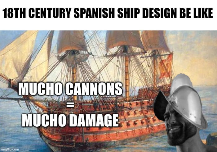 18TH CENTURY SPANISH SHIP DESIGN BE LIKE