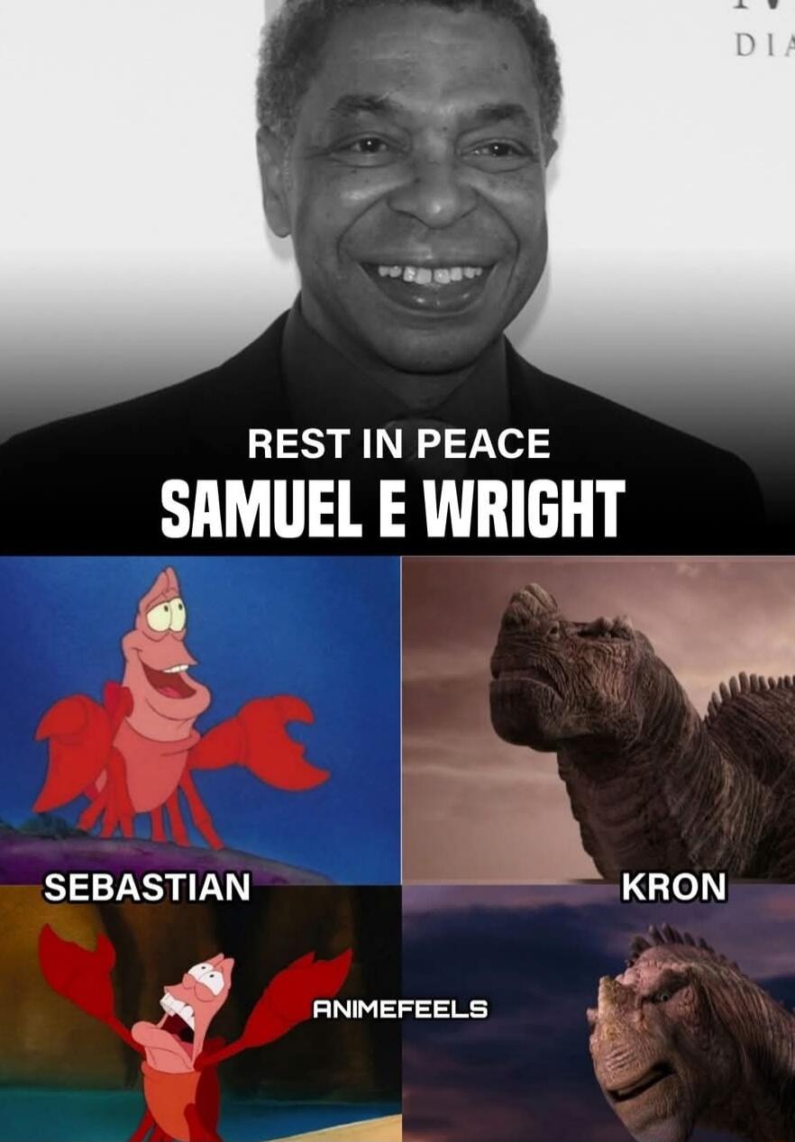 REST IN PEACE SAMUEL E WRIGHT SEBASTIAN KRON ANIMAFEELS