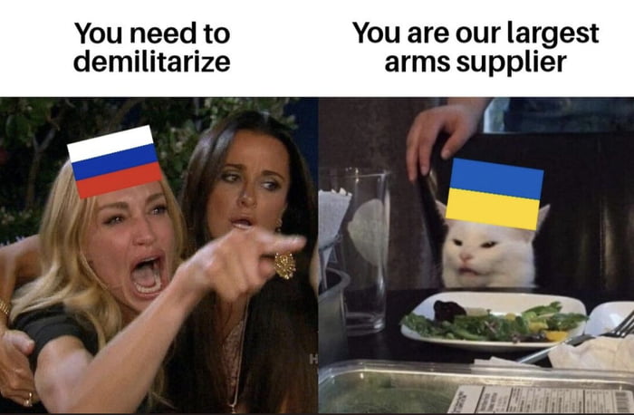 You need to You are our largest demilitarize arms supplier V p b R 1l il