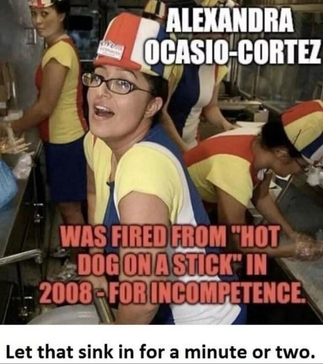 ALEXANDRA OCASIO-CORTEZ WAS FIRED FROM 