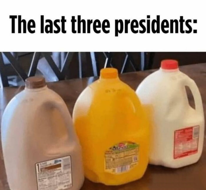 The last three presidents