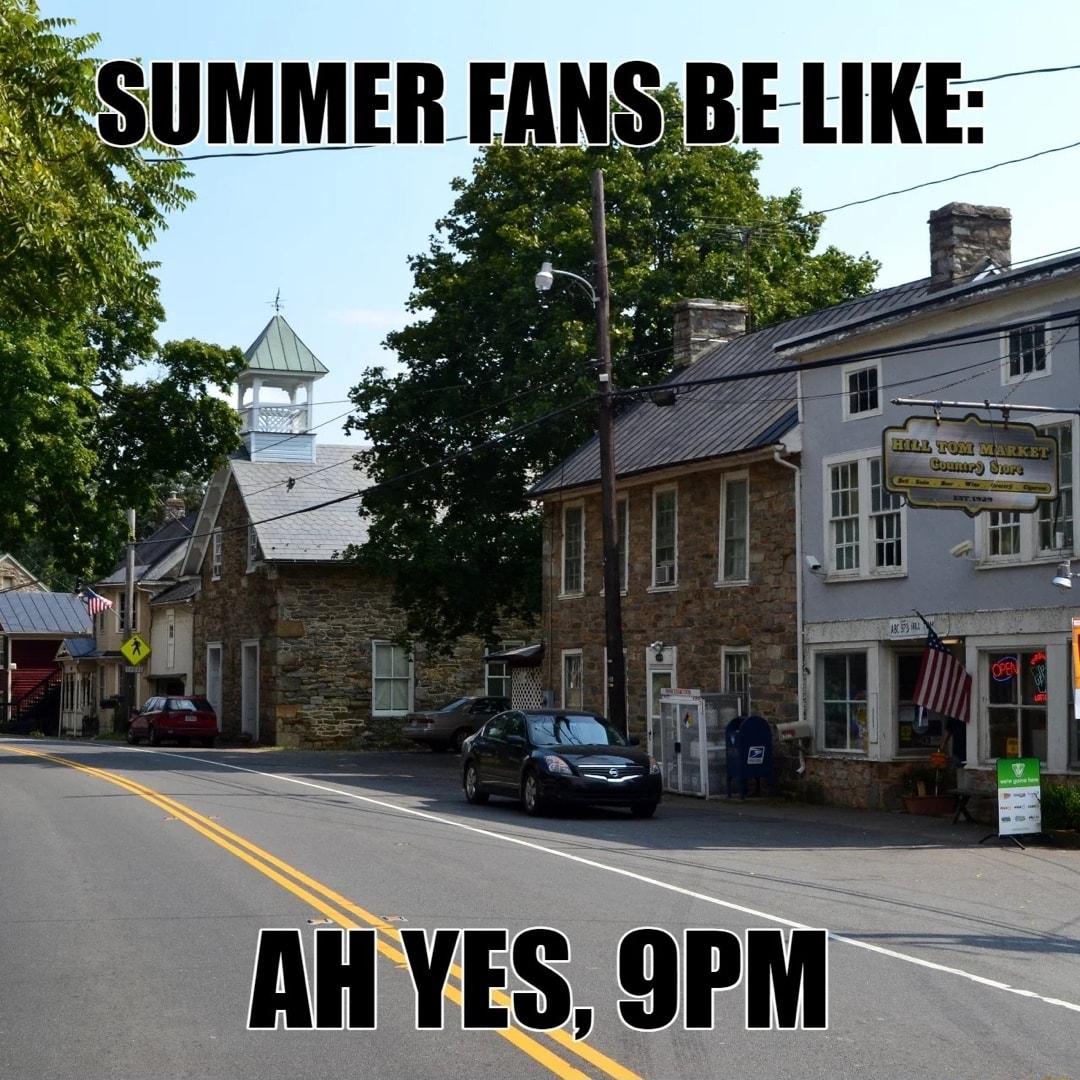 AH YES 9PM