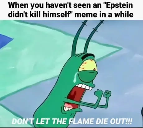 When you havent seen an Epstein didnt kill himself meme in a while