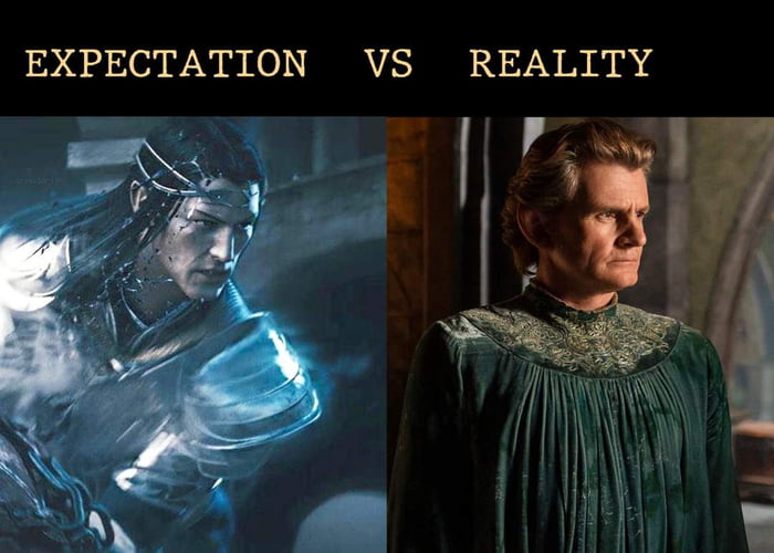 EXPECTATION VS REALITY