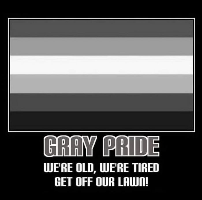GRANEBRIDE WERE OLD WERE TIRED GET OFF OUR LAWN