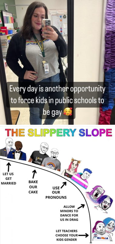 Every day is another opportunity to force kids in public schools to GET MARRIED BN MINORS TO DANCE FOR US IN DRAG LET TEACHERS CHOOSE YOURD KIDS GENDER L