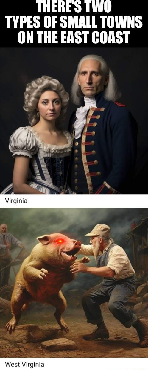 THERES TWO TYPES OF SMALL TOWNS ON THE EAST COAST