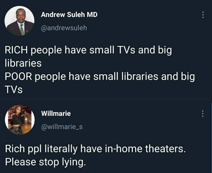 EL L EVEIT Andrew Suleh MD 6 5 WoTTo o SN VLT o o1 VAT o Mo e libraries 2010128 o1To o R NN e E Mo I 1S To o Mol o VA e r VL ETS I ETEES Rich ppl literally have in home theaters RCELRS o oM Y o B