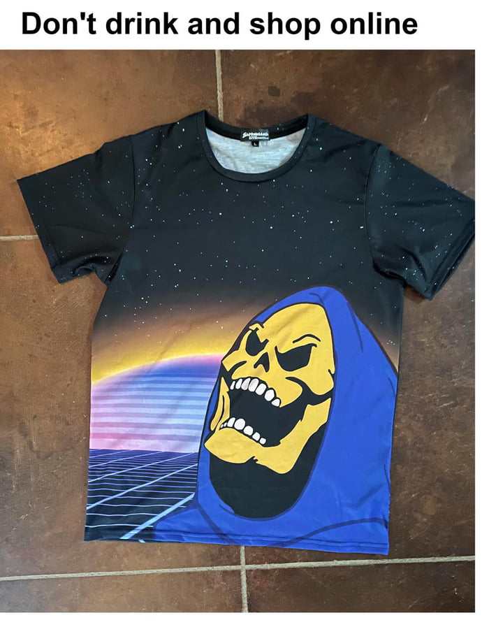 Dont drink and shop online