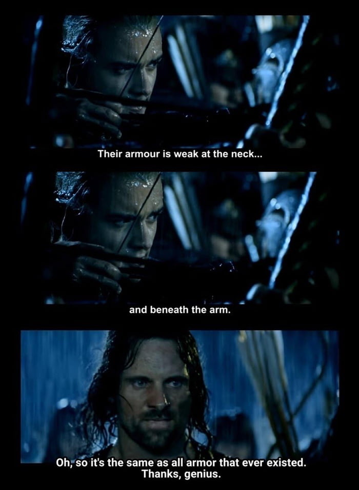 o Thelr armour is weak at the nack o and beneath the arm Thanks geni