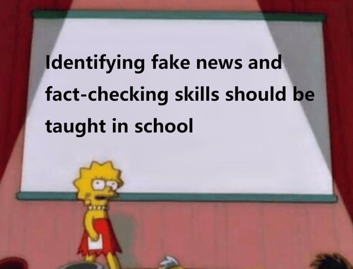 dentifying fake news an fact checking skills should taught in school