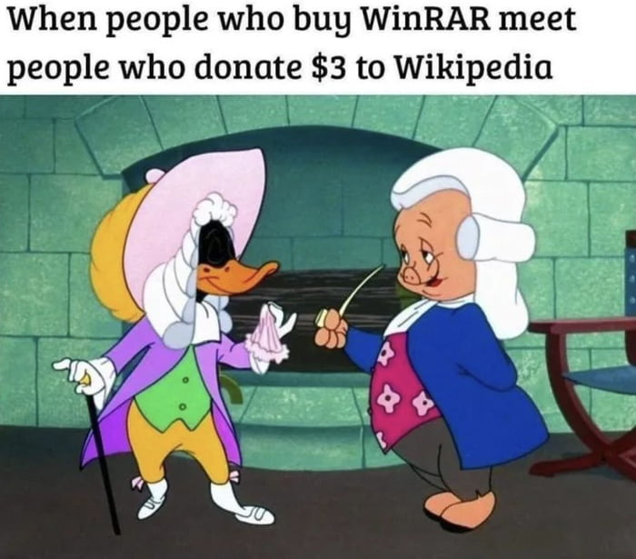 When people who buy WinRAR meet people who donate 3 to Wikipedia