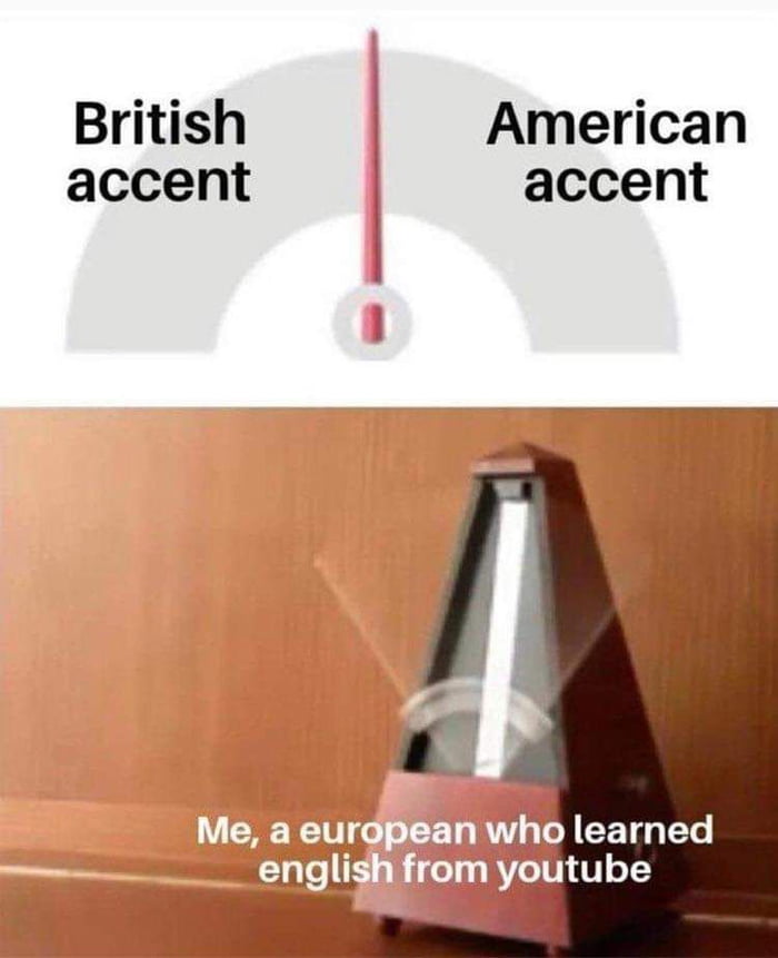 British American accent accent