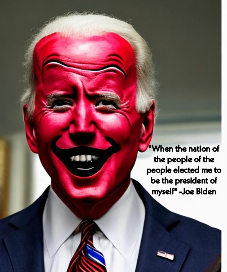 the people of the people elected me to be the president of myself Joe Biden