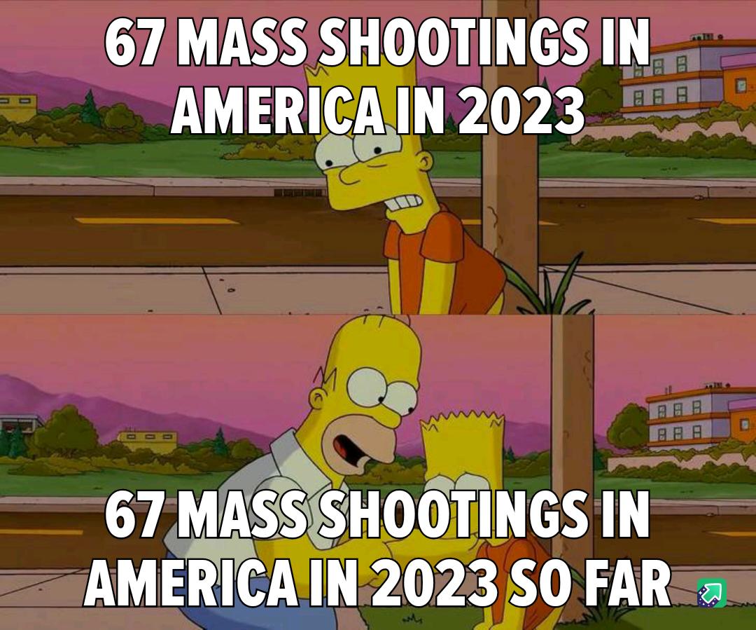 67 MASS SHOOTINGSIIN AMERN 2023