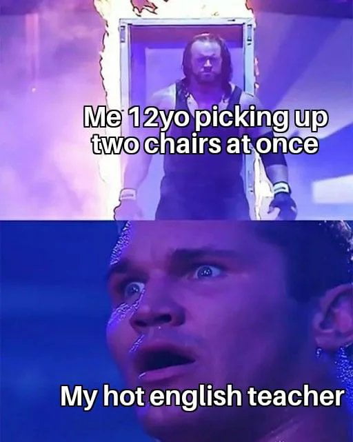 4 chalrs atce My hot english teacher