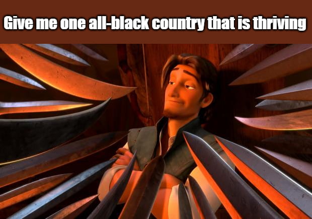 Give me one all black country that is thriving