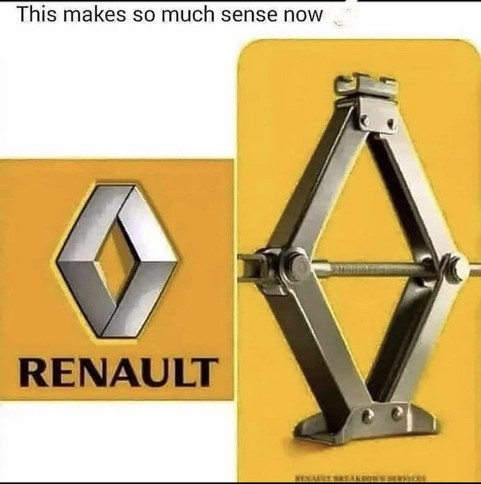 This makes so much sense now RENAULT