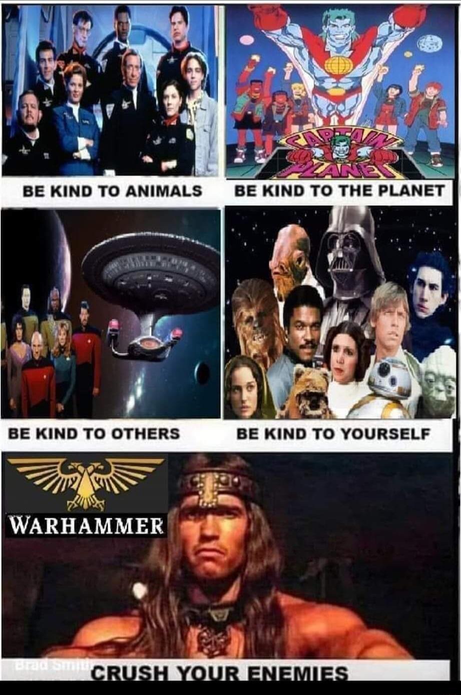 BE KIND TO bURSELF WARHAMMER