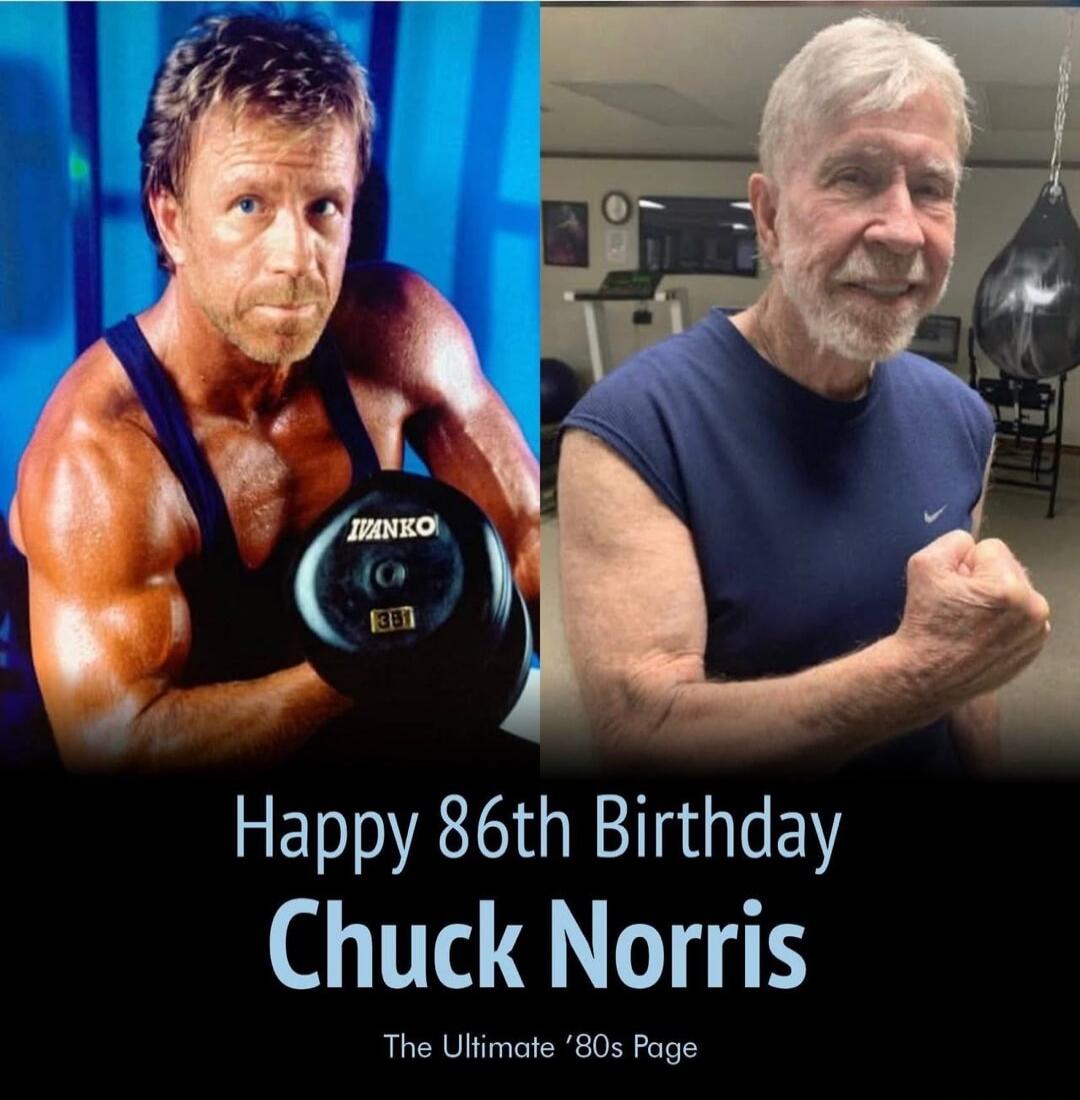 Happy 86th Birthday Chuck Norris The Ultimate '80s Page