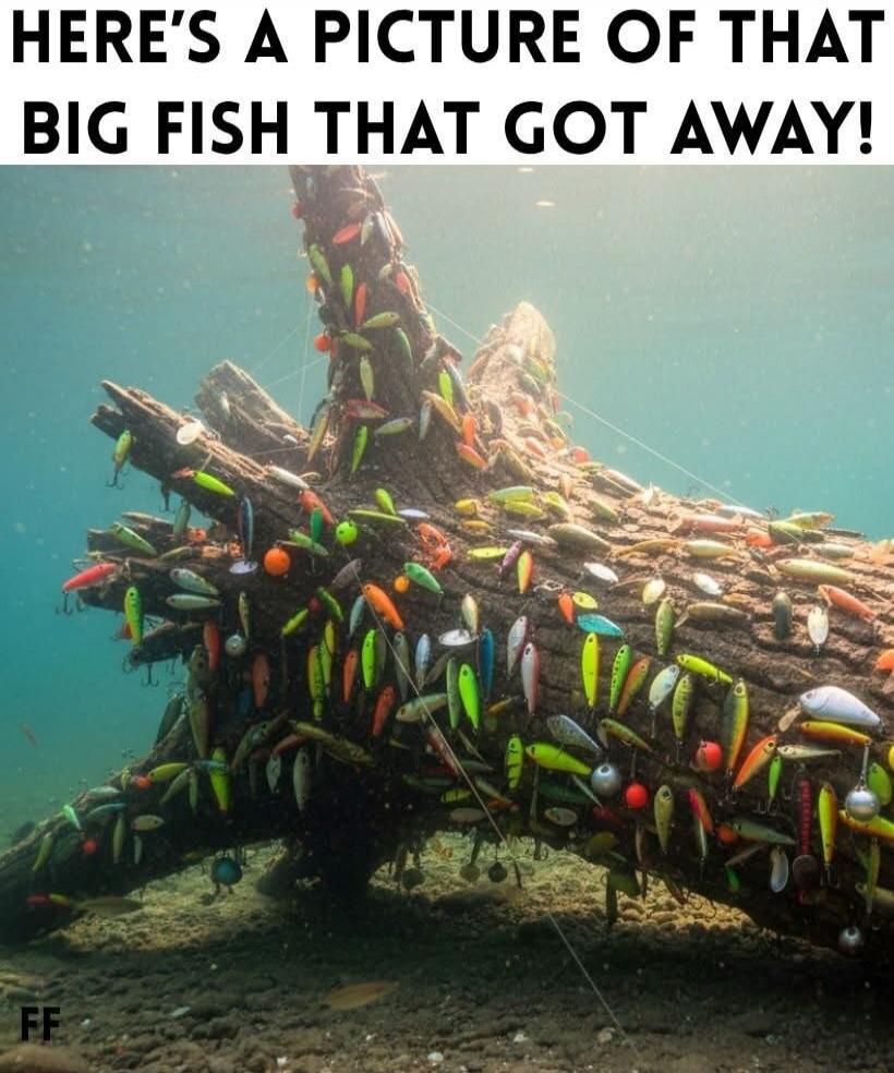 HERE'S A PICTURE OF THAT BIG FISH THAT GOT AWAY!