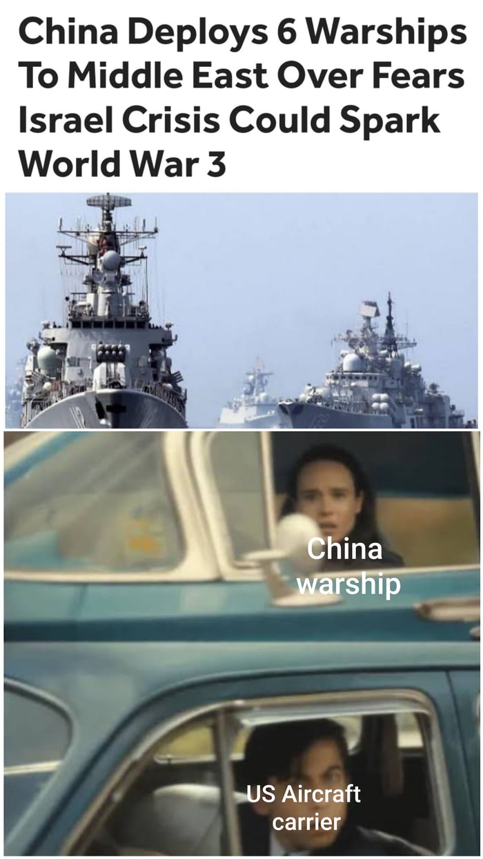China Deploys 6 Warships To Middle East Over Fears Israel Crisis Could Spark World War 3 W wUS Aircraft carrier